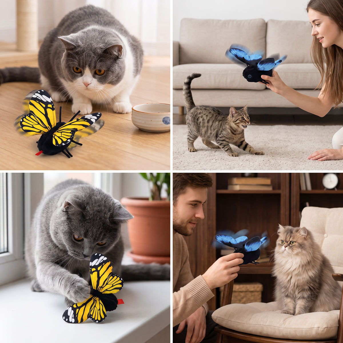 Automatic Flutter Butterfly Cat Toy - product image 4