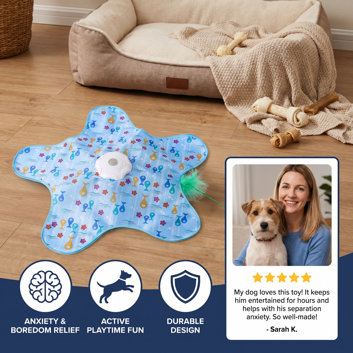 Automatic Hide-and-Seek Dog Toy - product image 2
