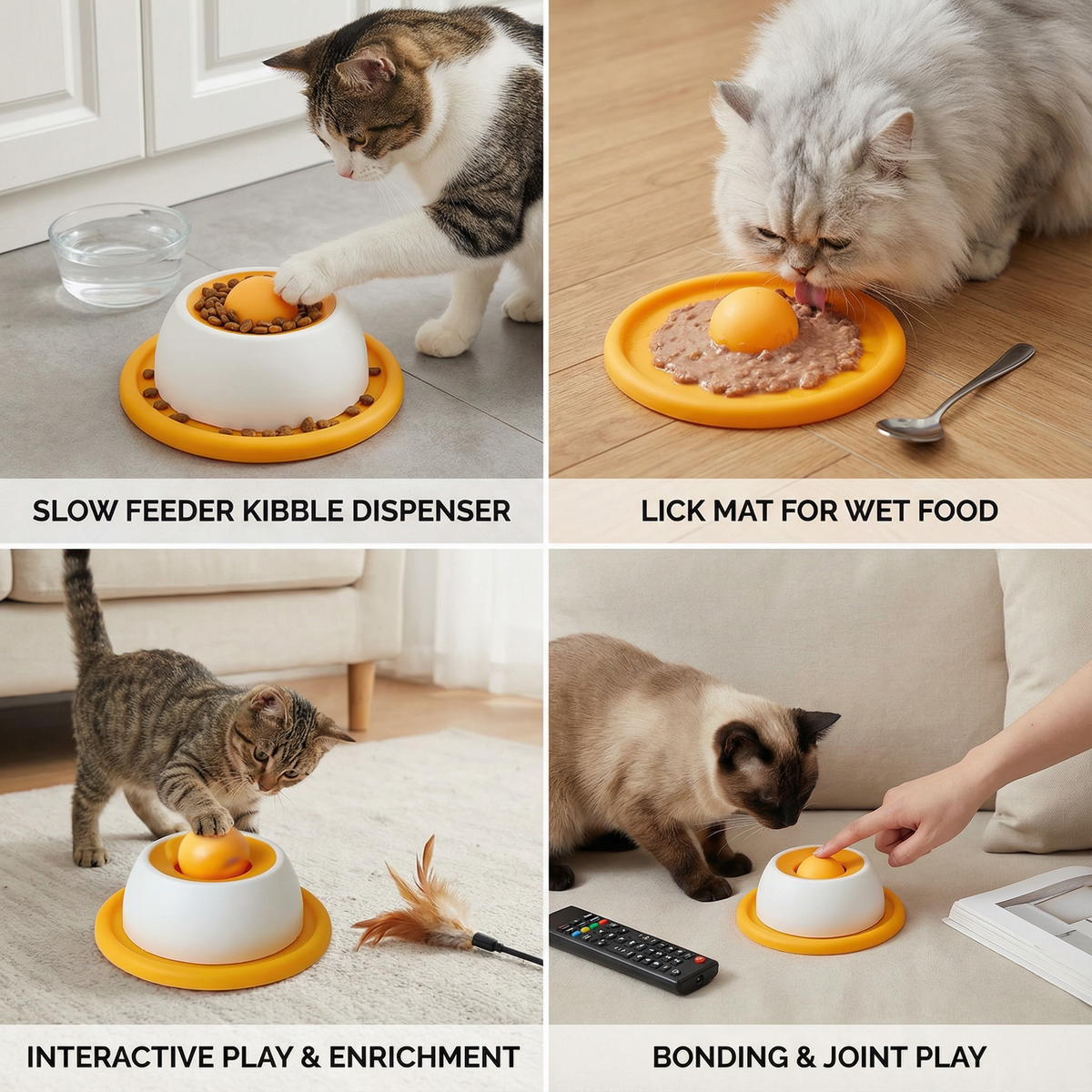 Interactive Cat Lick Mat & Slow Feeder – cat product view 4
