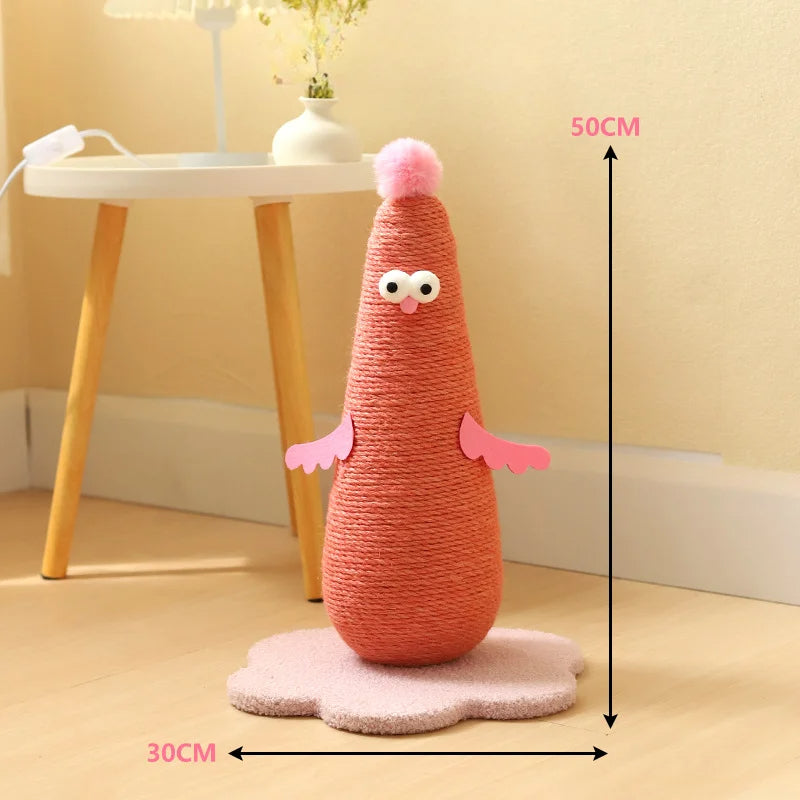 Sisal Cat Scratching Post in Chicken Design – pink large fac7dbcf 51ac 491a b739 8bfdbe9e1c – view 9