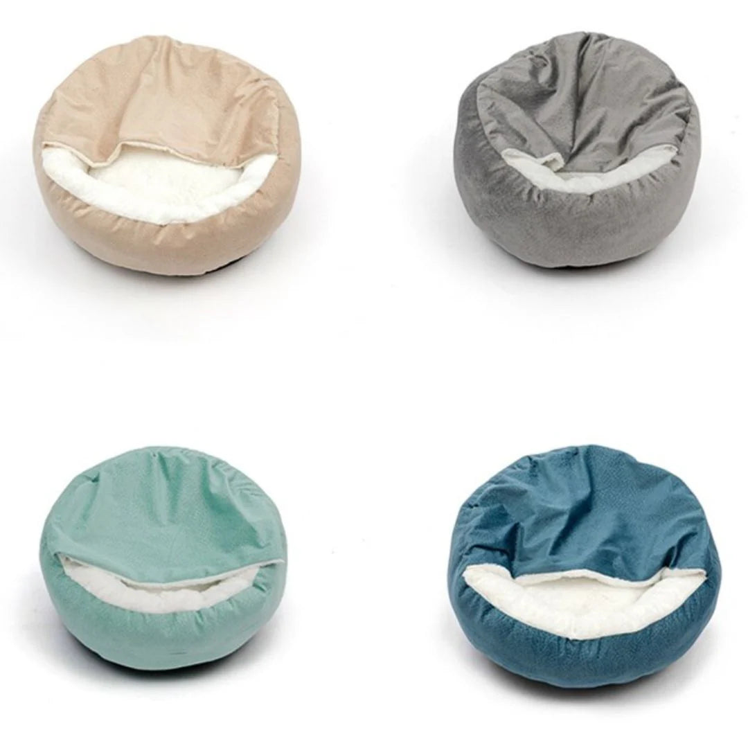 Covered Dog Cave Bed - product image 1