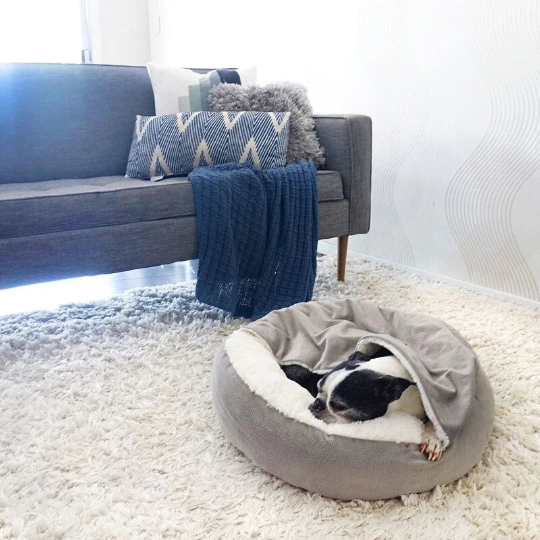 Covered Dog Cave Bed - product image 2