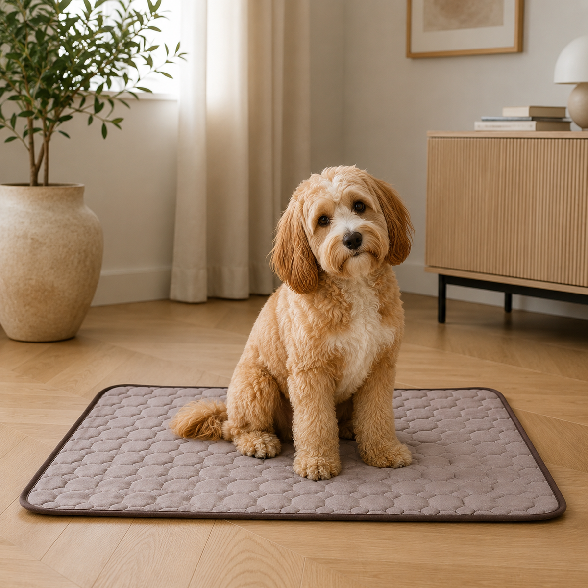 Quilted Cooling Cat Pad – cat product view 1