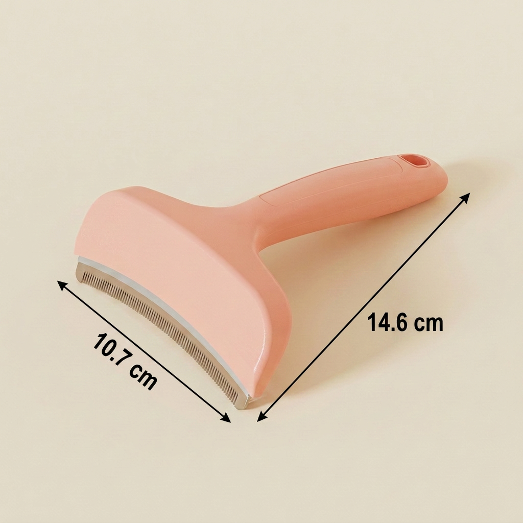 Cat Deshedding Undercoat Rake – Extra-Wide Grooming Tool for Loose Fur & Long Hair – cat product view 6